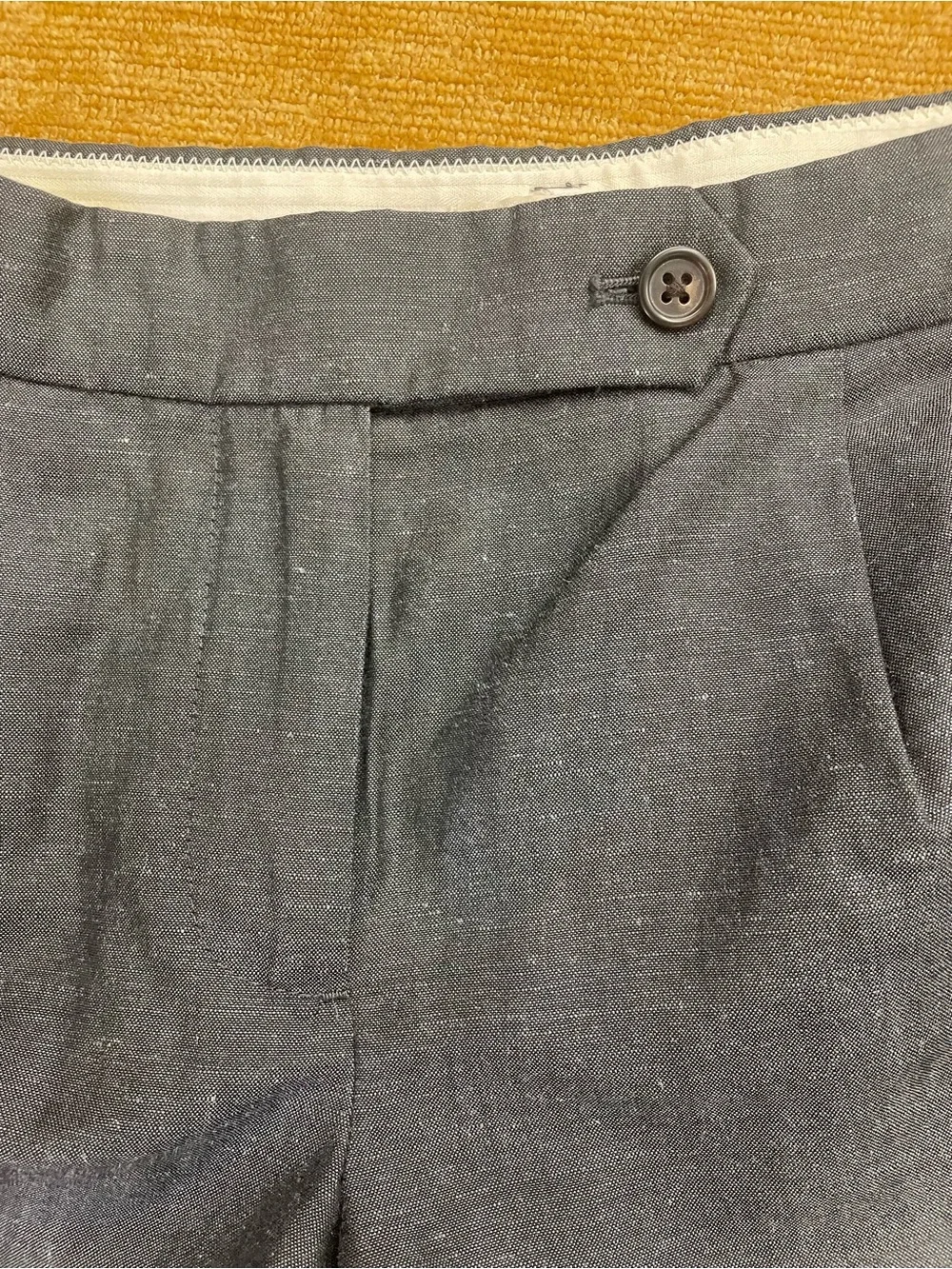 J. Crew Short Tailored, size 2, dark gray, wool/linen blend mid rise Shorts
